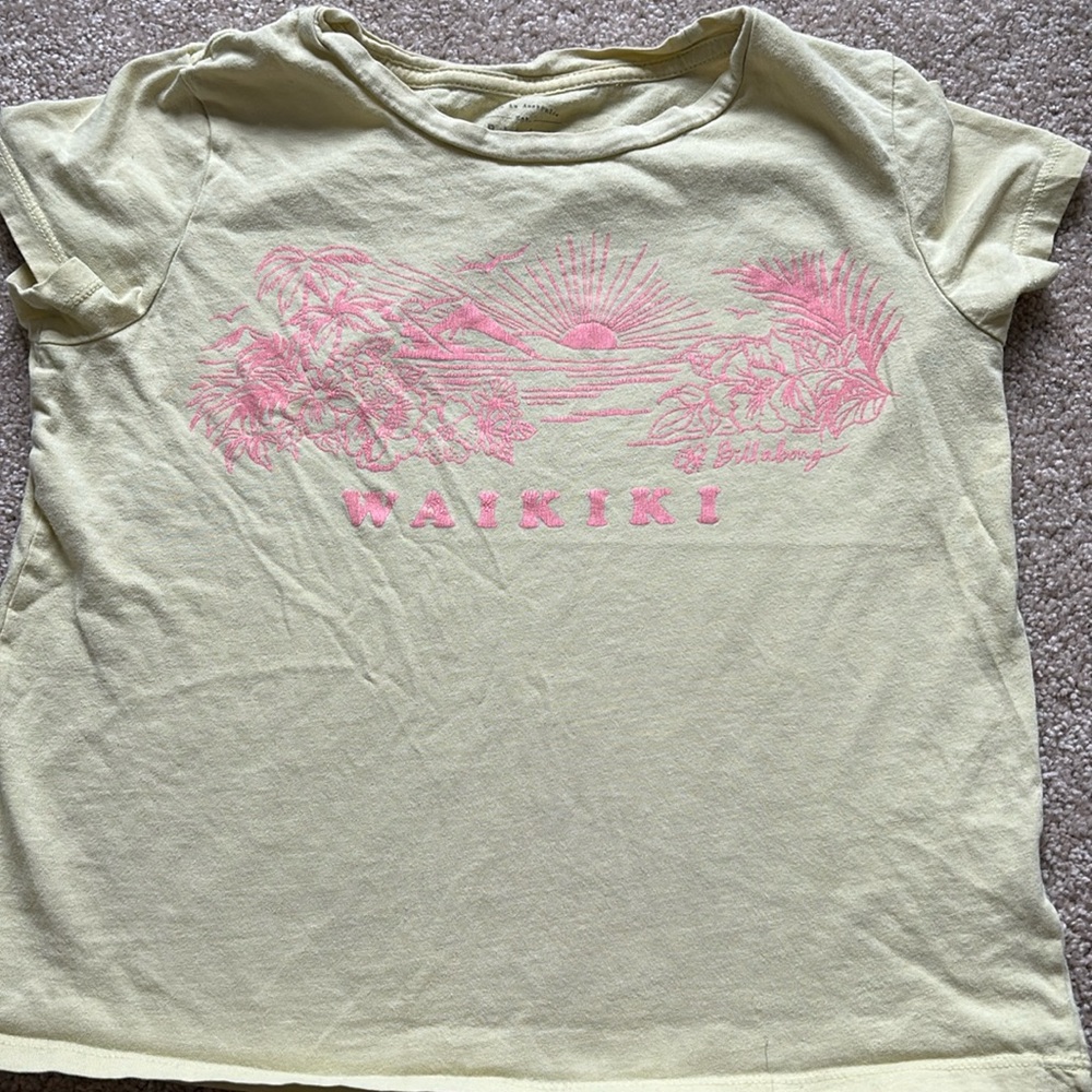 Girls billabong medium Waikiki shirt